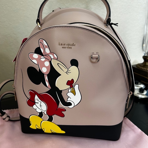 Kate Spade Pink Minnie Mouse Backpack. Limited Edition. NWT. - Picture 1 of 11